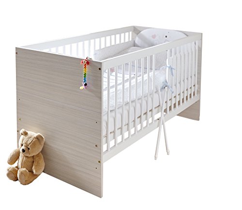 Preisvergleich Produktbild TICAA Babybett Gitterbett"Irene" Weiß