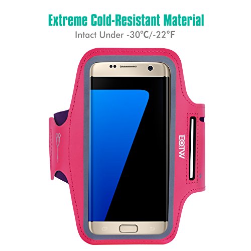 EOTW Brazalete deportivo Samsung Galaxy s6 7 de Neopreno Antideslizante con un bolsillo para tarjetas  llaves  dinero y auriculares  Brazalete movil Ajustable   Prueba de Sudor perfecto para Running F  tbol Pesca Gimnasio Bicicleta Waveboard 