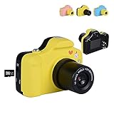 Kinder Digitalkamera Mini 1.5 Zoll Bildschirm für Kinder 21 Megapixel HD Digitalkamera Handheld Mikro Digital Camcorder Indoor Outdoor für Erwachsene / Senioren / Kinder (Schwarz Mit 8GB Speicherkarte)