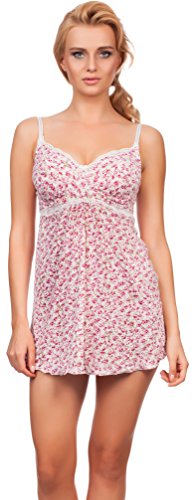Be Mammy Maternity Nursing Top MMK 01 (White/Pink, XXL)