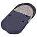 Produktbild vidaXL Fuß-/Schlafsack für Babyschale/Autositz Warme Zehen 75 x 40 cm Marineblau