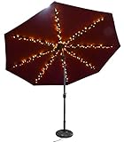 Sonnenschirm-Lichterkette zur Beleuchtung für Sonnenschirme oder den Pavillon