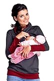 Zeta Ville – Still-Sweatshirt Kontrastdetails Stillen Lagendesign – Damen – 348c - 5