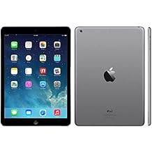 Apple iPad Air 16GB Wi-Fi - Space Grey with Black Flip Case (Renewed)