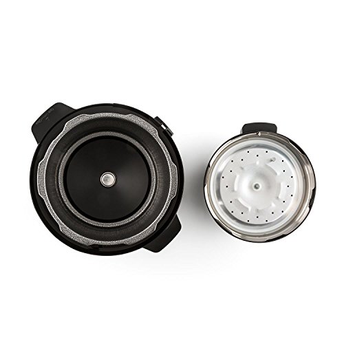 Klarstein Fast Flavour Schnellkochtopf Multifunktions Dampfdruckkochtopf (5 Liter, 8 Programme, 2 Funktionen, 900 Watt, Warmhaltefunktion, inkl. Messbecher und Reislöffel) schwarz - 3