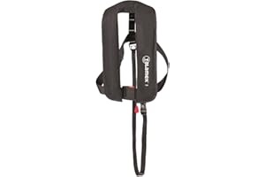 BOOTSTEILE BRAUER 1 Stück Rettungsweste Besto schwarz, automatisch - 150N schwarz