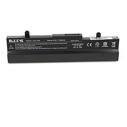 BLESYS – 7800mAh/9Zellen Asus Eee PC 1005/1001/1101 Serie Laptop Akku Ersatz für ASUS AL31-1005, AL32-1005, ML31-1005, ML32-1005, PL31-1005, PL32-10050B20-00KA0AS, 90-OA001B9000, 90-OA001B9100, 990AAS168288 akku - 5