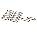 Produktbild sourcingmap® 12 Stk Metall Schubladen Box Schrank Karten Etikettenhalter Bronzeton 56 x 17mm