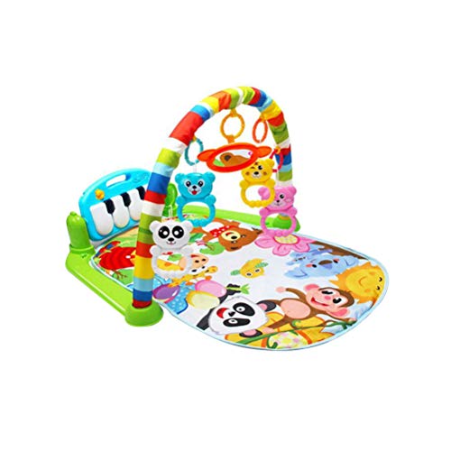 Preisvergleich Produktbild STOBOK Spieldecke Musik Baby mit Spielbogen Pädagogische Krabbeldecke Kinderteppich Kleinkinder Spielzeug Ohne Batterie