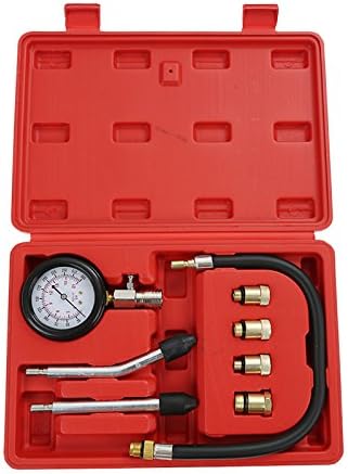Professional Petrol Gas Engine Cylinder Compression Tester Gauge Kit Motor Auto