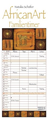 AfricanArt Familientimer 2015: Familientimer mit Ferienterminen und Vorschau bis März 2016