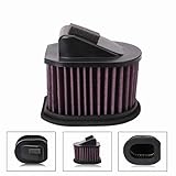 Origen: continental Filtro de filtro de aire de la motocicleta Compatible con Kawasaki de reemplazo para Z750 Z750R Z750S Z800 Z1000 (Color : Purple)