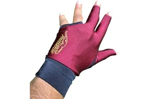 JBB Snooker and Pool Glove - 1pcs (Red)