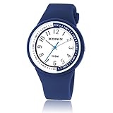 Jungen m?dchen gelee e-sport quarzuhr, 100 m wasserdicht led silikon armband im freien einfach mode frische kinder armbanduhr-G