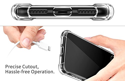 MoKo iPhone X / iPhone 10 Case - [Anti scivolo & graffi] Custodia Halo Serie Rigida con TPU Tecnologia Angoli + Pannello Posteriore per Apple iPhone X 5.8