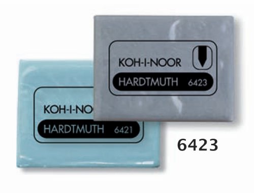 R-K6301 - 2 x Das Original: Koh-I-Noor - Knetradierer!!! NUR IN GRAU!!! Ein ganz besonderer Radierer mit reinigender Wirkung im Doppelpack! EINZIGARTIG GUT!!!