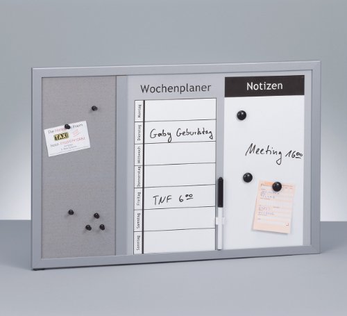 Zeller 11553 Kombitafel 3-in-1 / 60 x 40, alugrau - 2