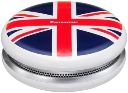 Panasonic SC-MC07E-WA Compact Wireless Stereo Bluetooth Speaker System with cool Union Jack design powerful 2W output etc