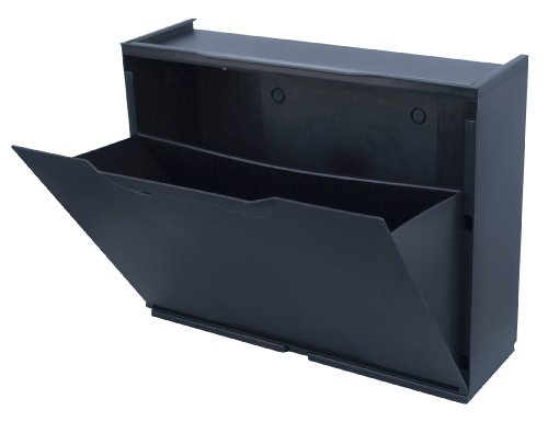 Art Plast U50/1N – Kunststoff-Schuhschrank, Schwarz/Weiß - 2