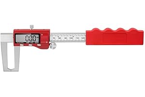 HpLive Digitaler Messschieber 150mm Edelstahl LCD Display Elektronischer Messschieber für Bremsscheiben, mit 0,01mm Auflösung