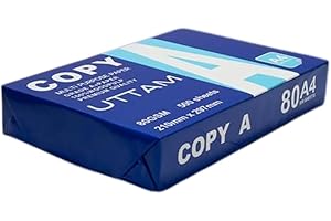 ANIKEES A4 Paper, 80 GSM, 1 Ream, White, 500 Sheets