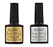 Nail Gel Polish Led Kit 4 Bluesky Colours Top Base Coat LED Lamp Starter Kit Mylee prep + wipe remover + Lint Free Wipes