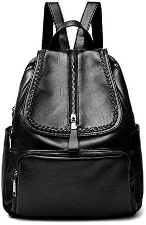 HM3287 Three-dimensional Leather Backpack, Fashion Ladies Backpack Pu Soft Leather Bag, Women's Simple Casual Backpack, Women's Lightweight Travel Backpack Waterproof Leather Backpack