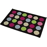 JVL Machine Washable Bright Spots Entrance Indoor Door Mat