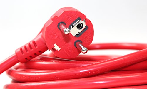 as – Schwabe 60361 Verlängerungskabel 25m Leitung in Rot , 230 Volt - 4
