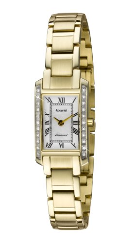 Accurist LB1588RN - Reloj de cuarzo para mujeres, color dorado