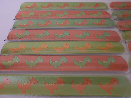 12 x Dino Schnapparmband Klatscharmband Zauber Armband - 2