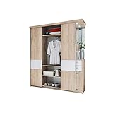 flurgarderobe set Artikel wird zerlegt geliefert, Montageanleitung und Schrauben inklusive, etwas aufwändige Montage