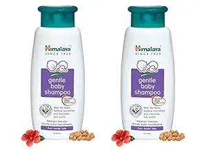 Himalaya Gental Baby Shampoo Free From Parabens Minral Oil And Sythetic Colors Pure Gental Safe 200 ml each (Pack Of 2)