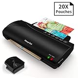 📌DISEÑO AVANZADO E ELEGANTE- morpilot Plastificadora A4 adopta el sistema de laminación de 2 rodillos en caliente y en frío para satisfacer las diferentes requisitos de presión que garantiza una plastificación más suave, simple y conveniente. Color negro elegante y clásico, ideai para casa, oficina.