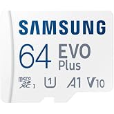 Samsung EVO Plus microSDXC Hafıza Kartı 64 GB, 160 MB/s, U1, V10, A1, &lrm;MB-MC64SA/TR