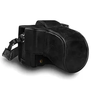 MegaGear MG1550 Fujifilm X-T3 Ever Ready Genuine Leather Camera Case and Strap - Black