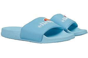 ellesse Mens Filippo Retro Semi Palla Light Blue Sliders