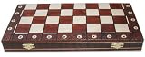 Schach-Set aus Holz, in Kassette, 54 cm - 