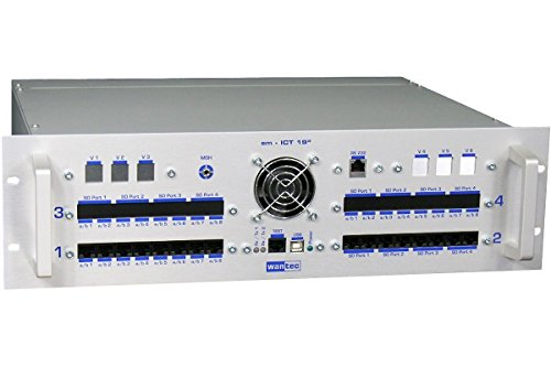 Preisvergleich Produktbild Wantec Aufruestsatz elmeg ICT geschlossener Metalleinschub 3HE Alu-eloxiert