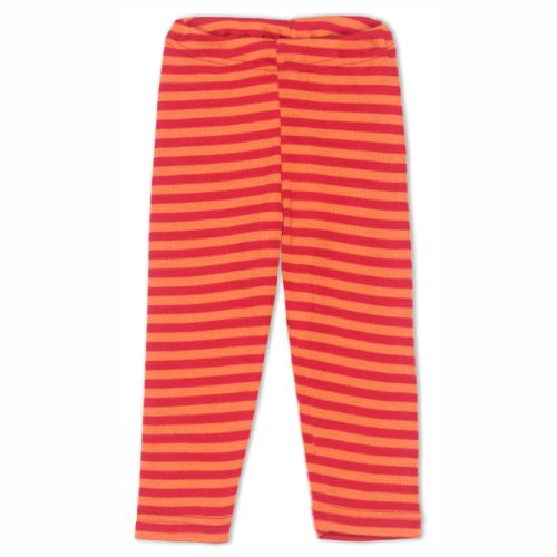 Organic Stripy Merino Wool and Silk Baby Leggings 86/92 12-24m