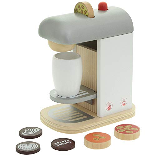 Preisvergleich Produktbild The Toy Company Spielzeug Kaffeemaschine Holz Kinder mit Zubehör Kinderküche