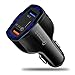 Produktbild Lovearn Auto Ladegerät,Schnelles Autoladegerät Quick Charge Dual 2 USB QC 3.0-Anschluss, kompatibel mit iPhone XS/XS Max/XR/X / 8/8 Plus / 7/7 Plus/Galaxy S9 / S9 Plus und Mehr (Schwarz)