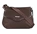 Produktbild WITTCHEN Damen Umhängetaschen Tasche, 5x16x18 cm, Dunkelbraun, Polyester, Handmade, 29-4L-003-4