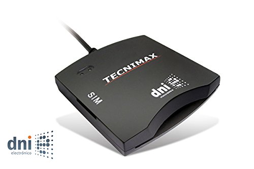 Tecnimax TMXLTI062S Kartenleser mit USB 2.0, für intelligente Karten und SIM-Karten