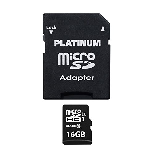 Platinum Class 10 micro-SDHC 16GB Speicherkarte inkl. SD Adapter schwarz - 3