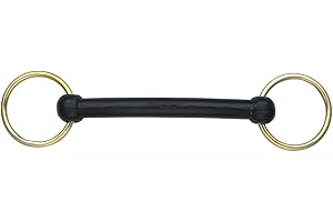 Shires - Mors Bradoon pour chevaux OVERCHECK (11,43 cm) (Noir)