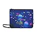 Produktbild WYYWCY Aquarium von Quallen, Fisch, Algenmuster benutzerdefinierte hochwertige Nylon dünne Clutch-Tasche Umhängetasche Umhängetasche