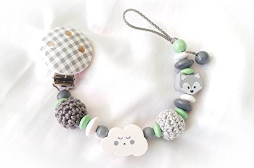 Premium Schnullerkette – OHNE Namen - 2