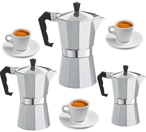 Espressokocher Espressobereiter für 3 ,6 , 9 Tassen Espresso Espressomaschine (Für 9 Tassen) STAR-LINE® Espressokocher Espressobereiter für 3 ,6 , 9 Tassen Espresso Espressomaschine (Für 9 Tassen) STAR-LINE® Bilder