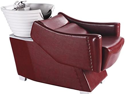 Bobo Angel Backwash Chair Salon Bowl Shampoo Equipment Sink Unit Double Drain Beauty Stylist Station BOSH007
